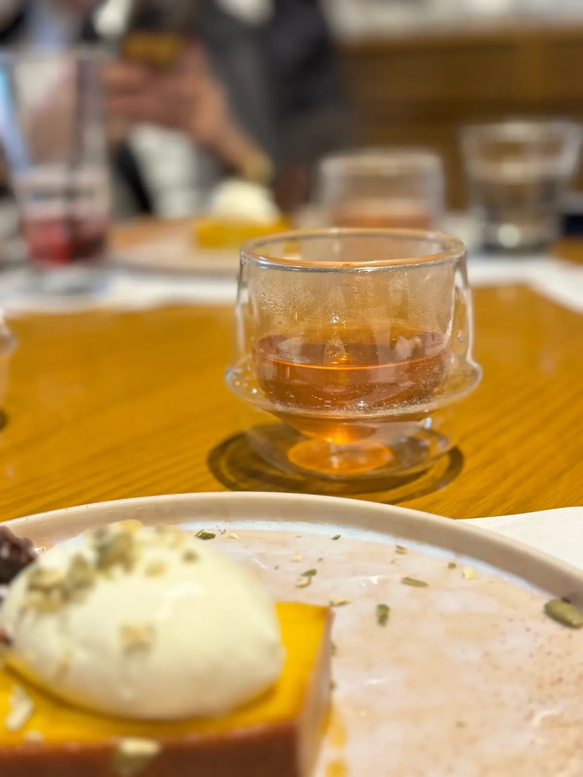 トラットリア庭　料理写真　お茶