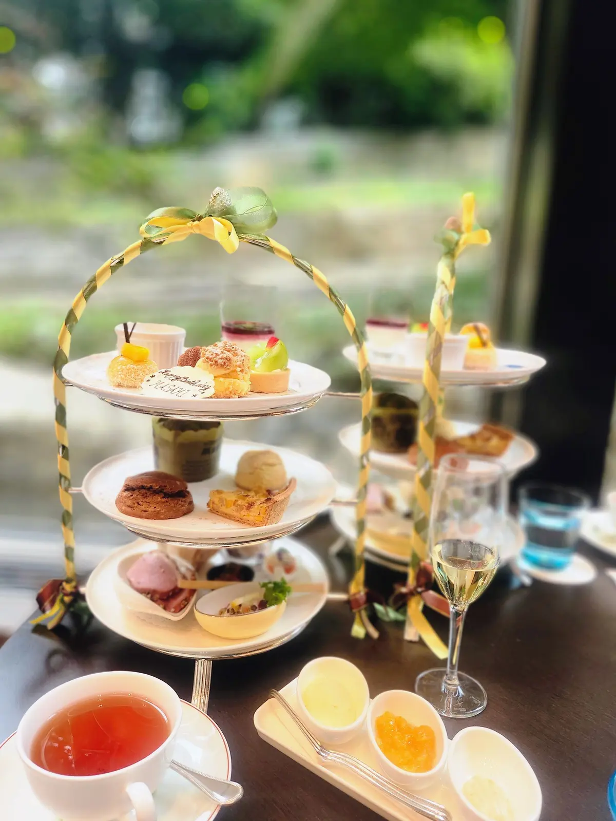 アフタヌーンティー、セルリアンタワー東急ホテル、坐忘、ホテルラウンジ、渋谷、アラフィフファッション、夏休み、お盆休み、40代ファッション、アンテプリマ、スタイルデリ、ZARA