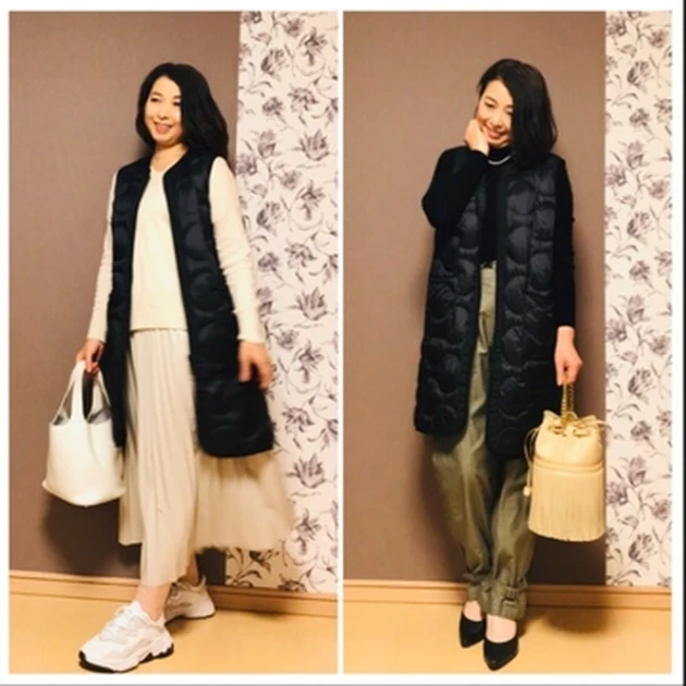 再販で手に入れた〈UNIQLO×Theory〉ウルトラライトダウンロングベスト