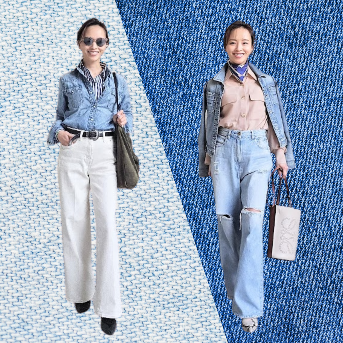 エクラ4月号に刺激を受けて。今の私にちょうどいい「シャツ×デニム」