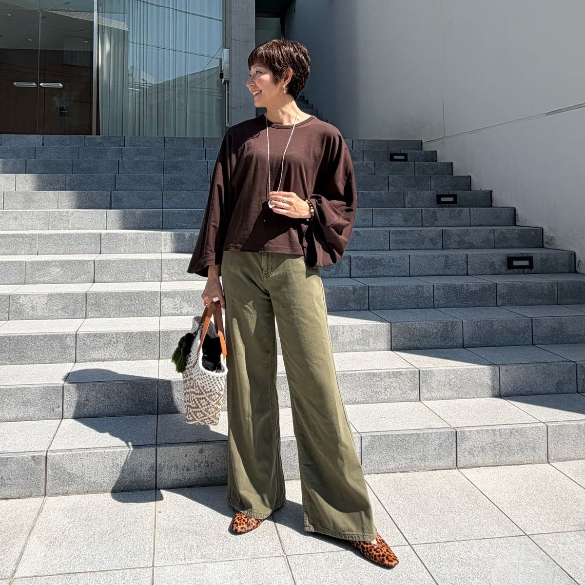 【50代のZARAコーデ】お洋服＆シューズで作る秋色大人カジュアル