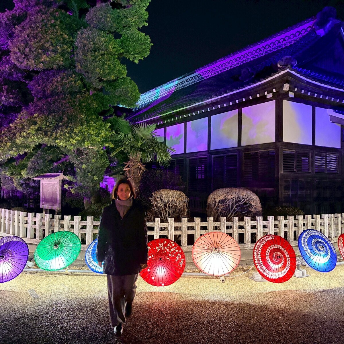 川越城のライトアップ、川越スカラ座、若いクリエーターとの有意義な時間