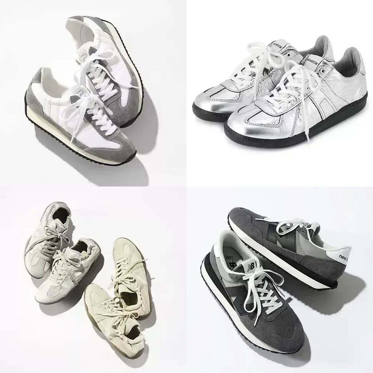 【50代のスニーカー選び】きれいめもカジュアルも。おしゃれに履けるスニーカー20選New Balance、D.A.T.E.、NOVESTA　