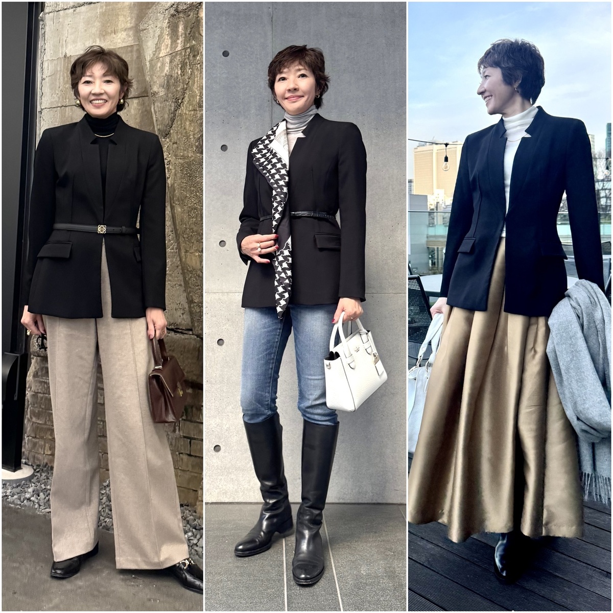 今季一番のお気に入り！ZARAの黒ジャケット 3syles