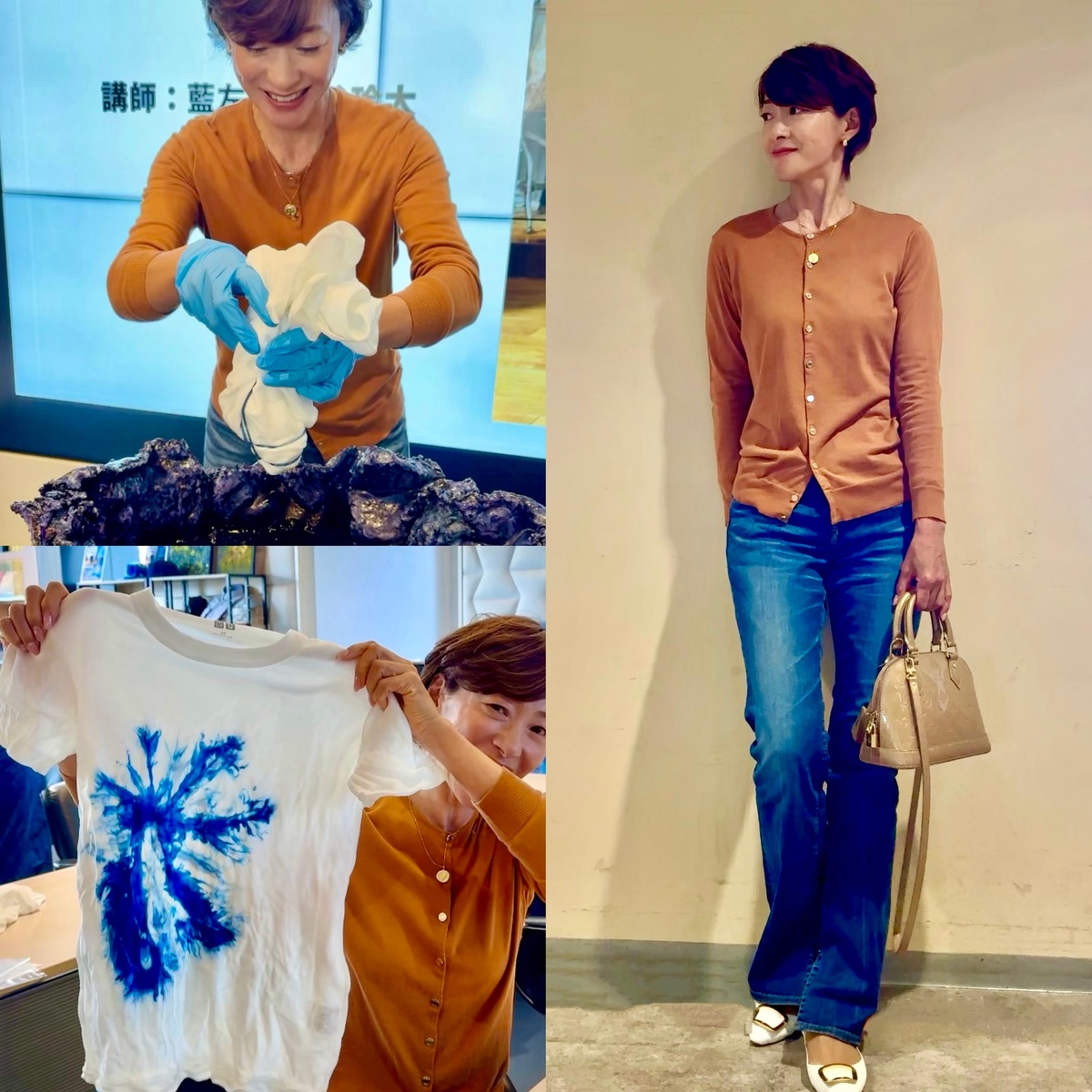 レクサスのワークショップで楽しむ伝統の藍染体験。世界にひとつだけのTシャツを！