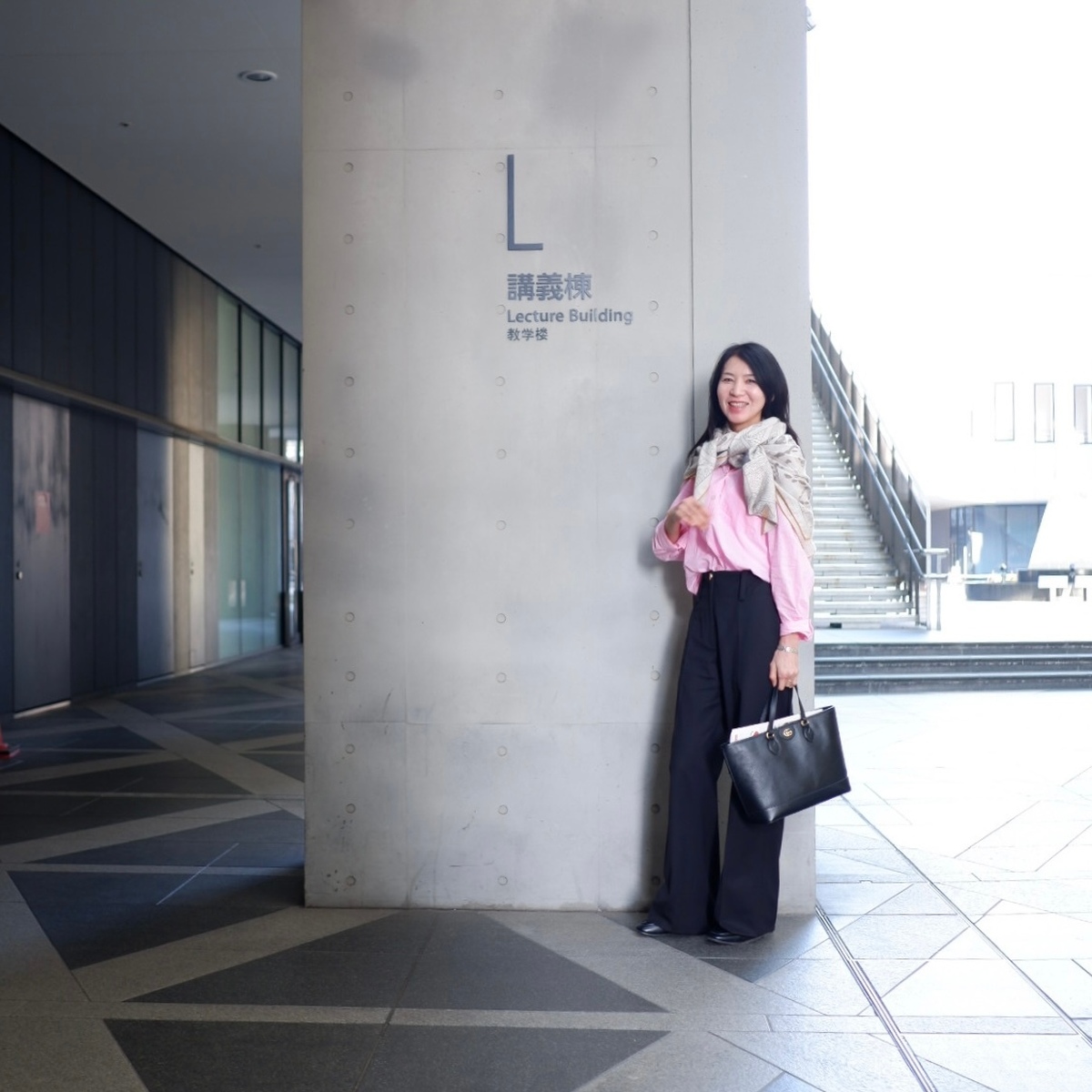 【ZARA】ピンクのシャツで春の華やぎコーデ