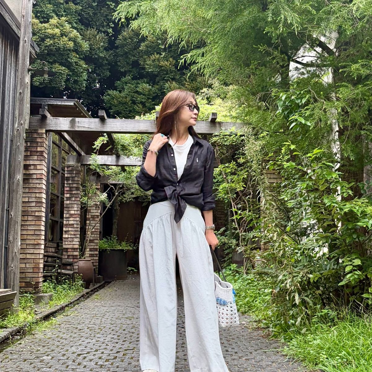 夏の相棒！リネンシャツで作る大人コーデ。湘南唯一の酒蔵へお出かけ。