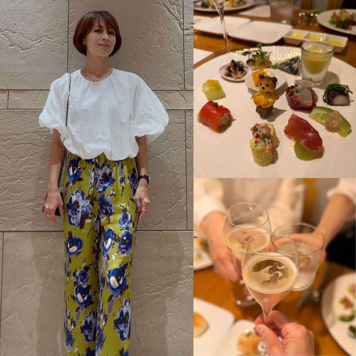 【初夏の柄パンツ×ZARAコーデ】お気に入りのイタリアンレストランでランチ女子会
