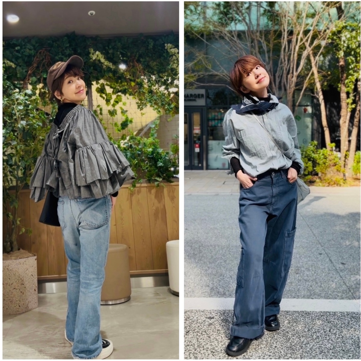 春を纏う大人のブルージーンズ