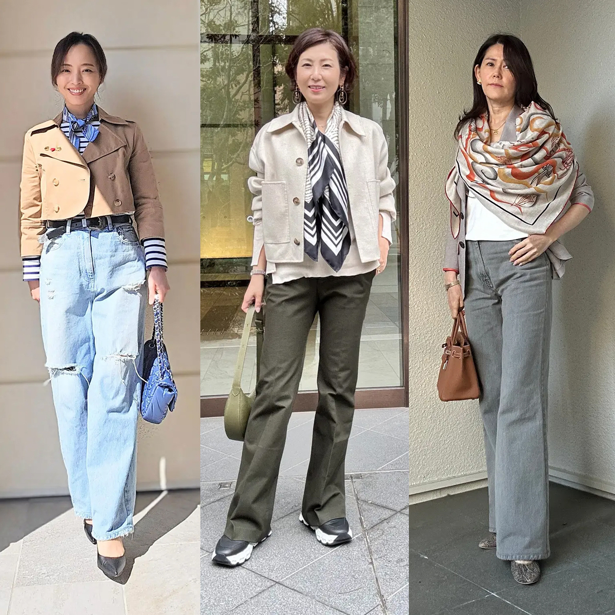 春コーデに欠かせない！ひと巻で印象変わる40代・50代愛用のスカーフ5選