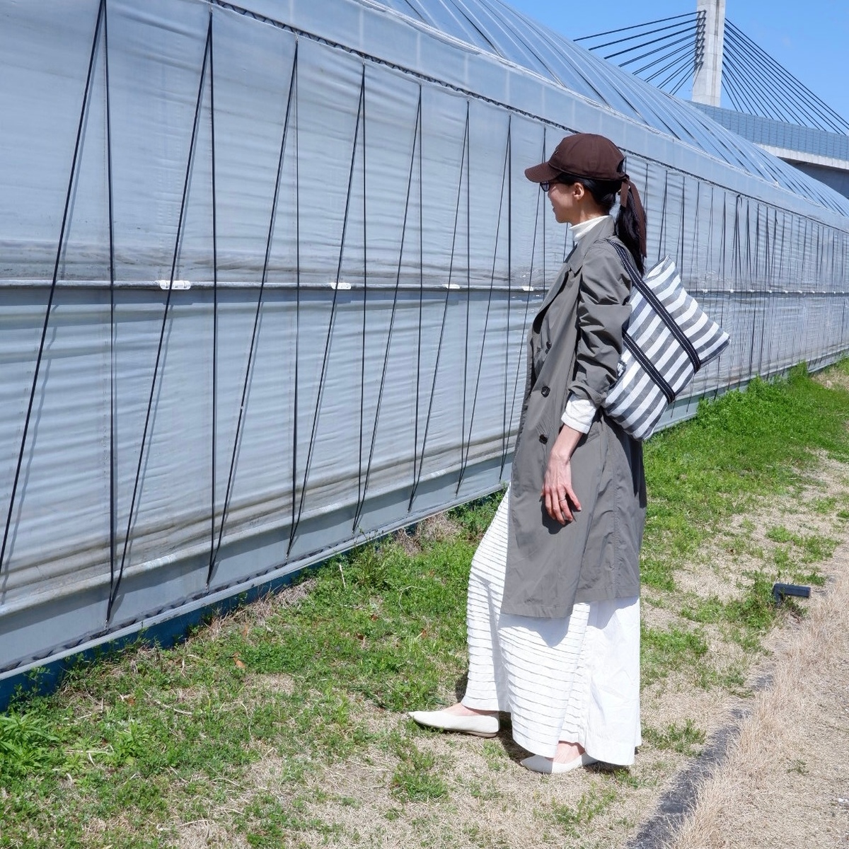 【無印良品】トレンチコートで春待ちアウターコーデ
