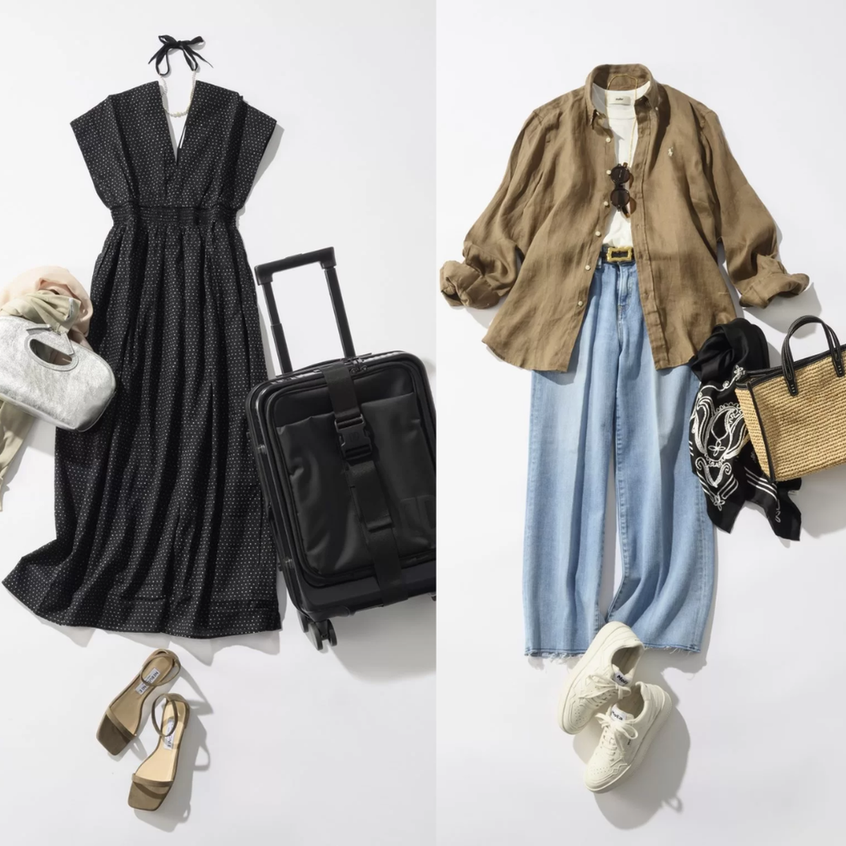 40代・50代 ファッション｜GW、バカンスに向けて今から準備！シーン別・大人の華やぎ「旅スタイル」７LOOK