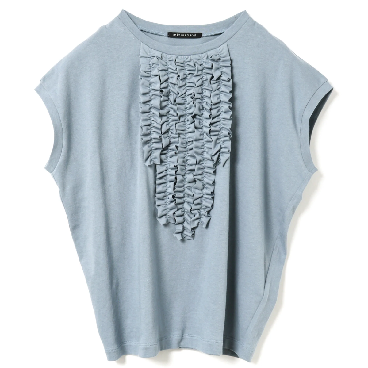 二の腕がすっきり見え！ミズイロインドのフレンチスリーブTシャツ【１日１枚！ 50代の着映えTシャツ図鑑】