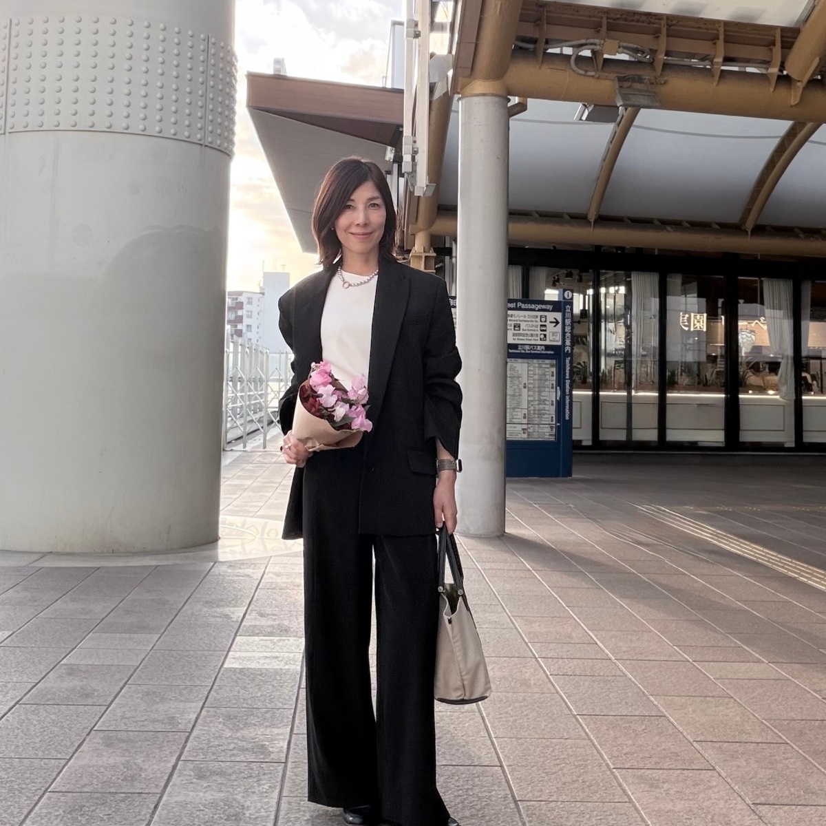 お祝いにもオーバーサイズのジャケットで