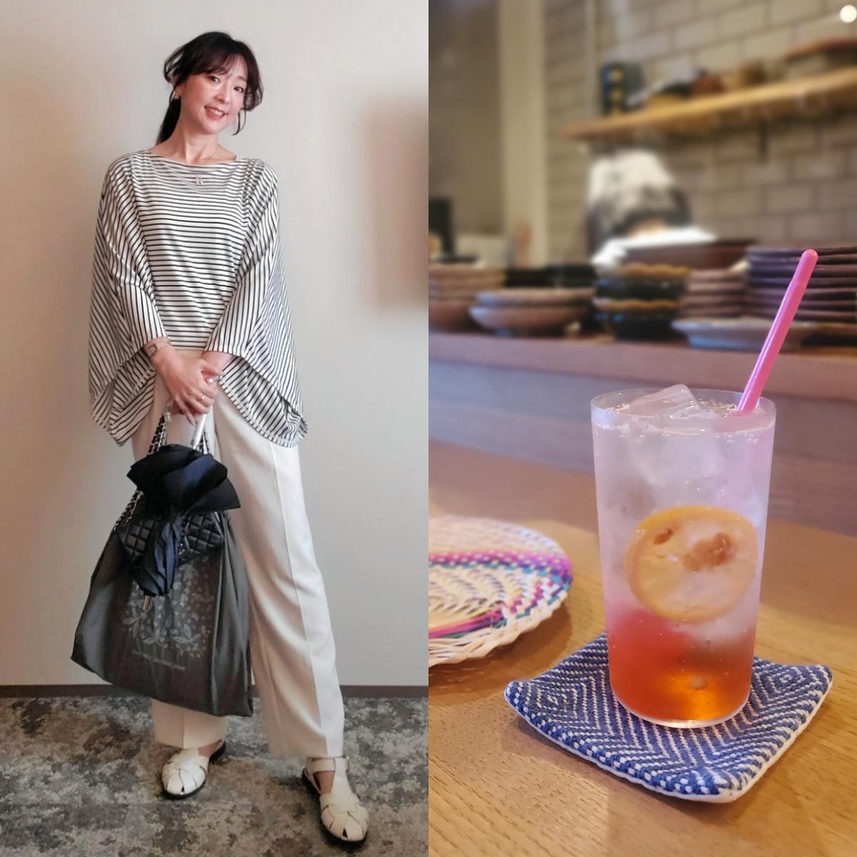 暑い京都を軽やかに！ドレープでモードな夏の装いで出汁とスパイスの香りを求めて