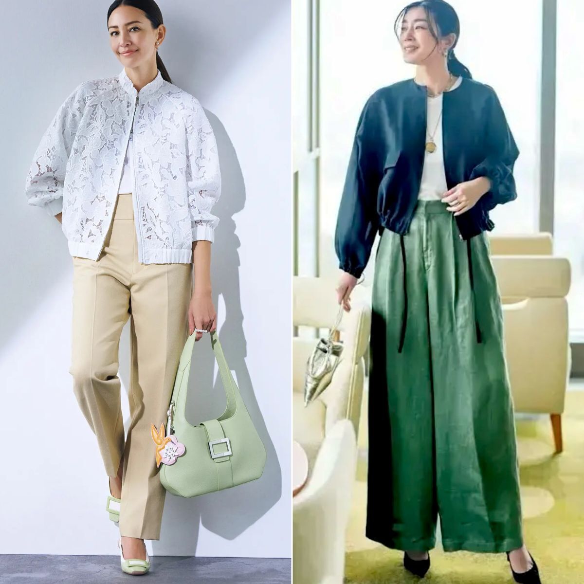 羽織るだけで決まる！初夏まで長く使える「50代の春ブルゾン」6選