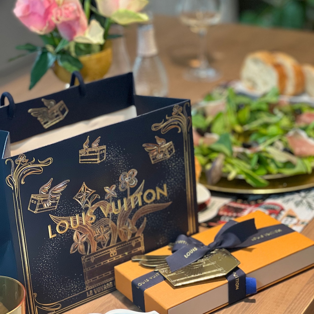 サンタの足あと