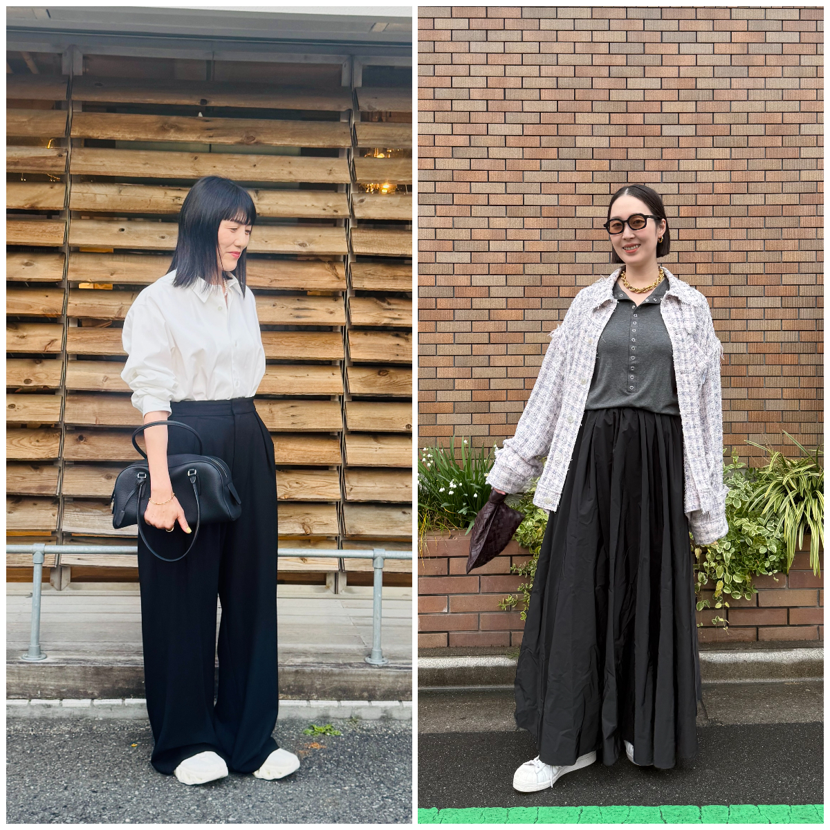 おしゃれのプロが選んだ白スニーカーは？大人らしく、あか抜ける着こなし術【ファッションSNAP】