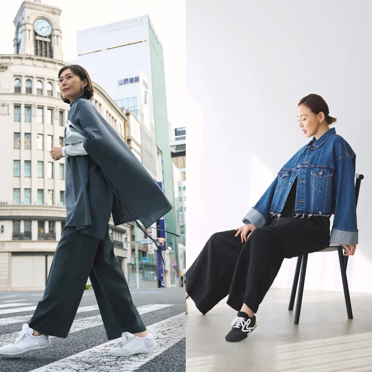 明るめカラーで軽やかな空気をプラス！春アウターを活用したお出かけコーデ【50代の1週間コーデ】