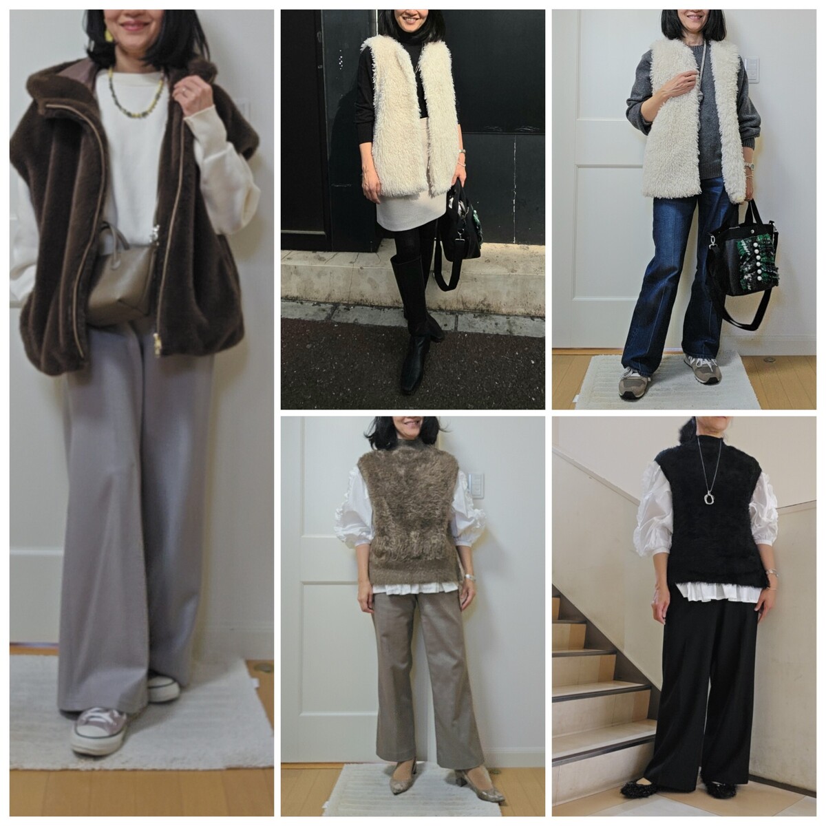 コーディネートで振り返る2月 ～ジレとパンツ多めな1ヶ月～