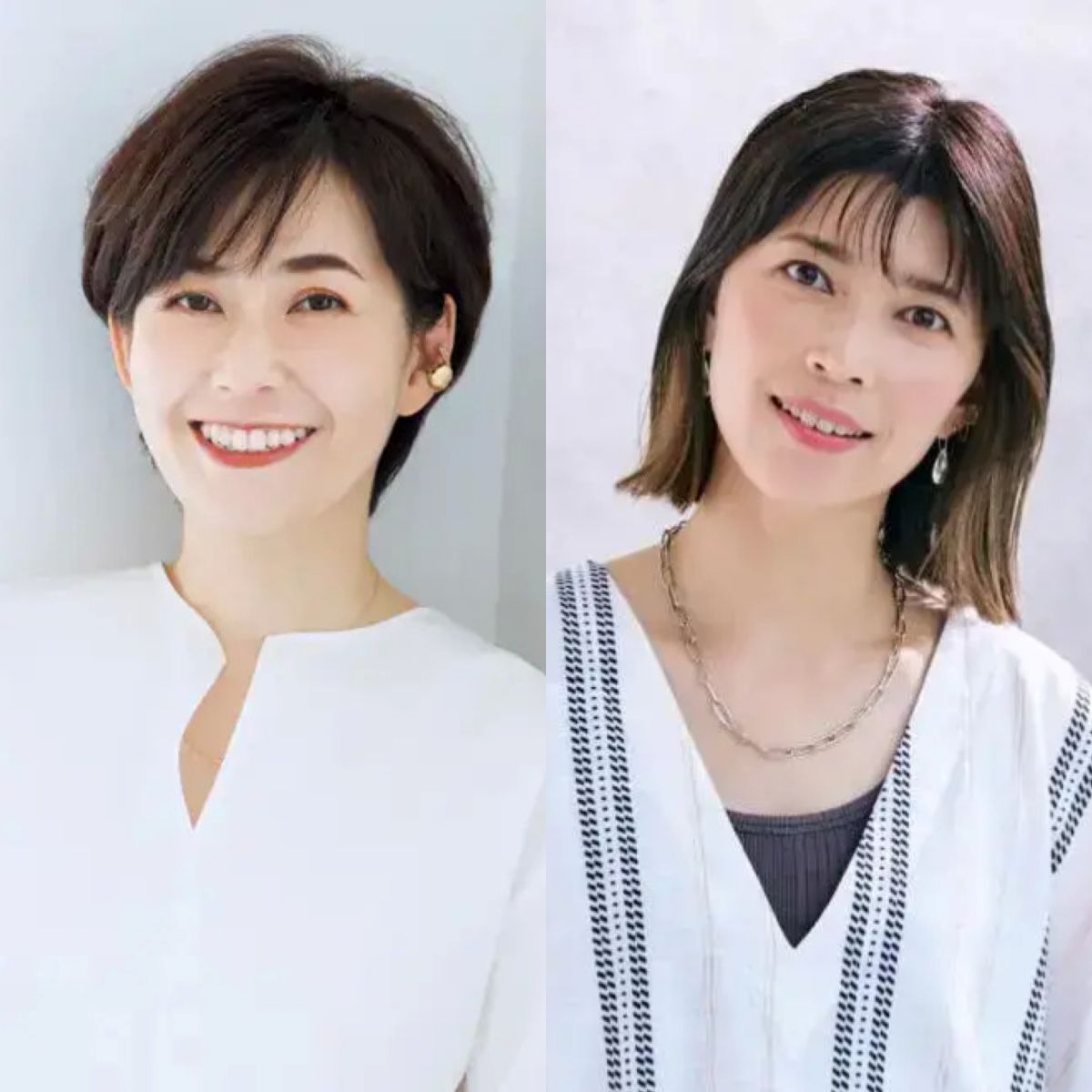 50代の面長さんを小顔に見せる！今どきショート＆ボブヘア8選