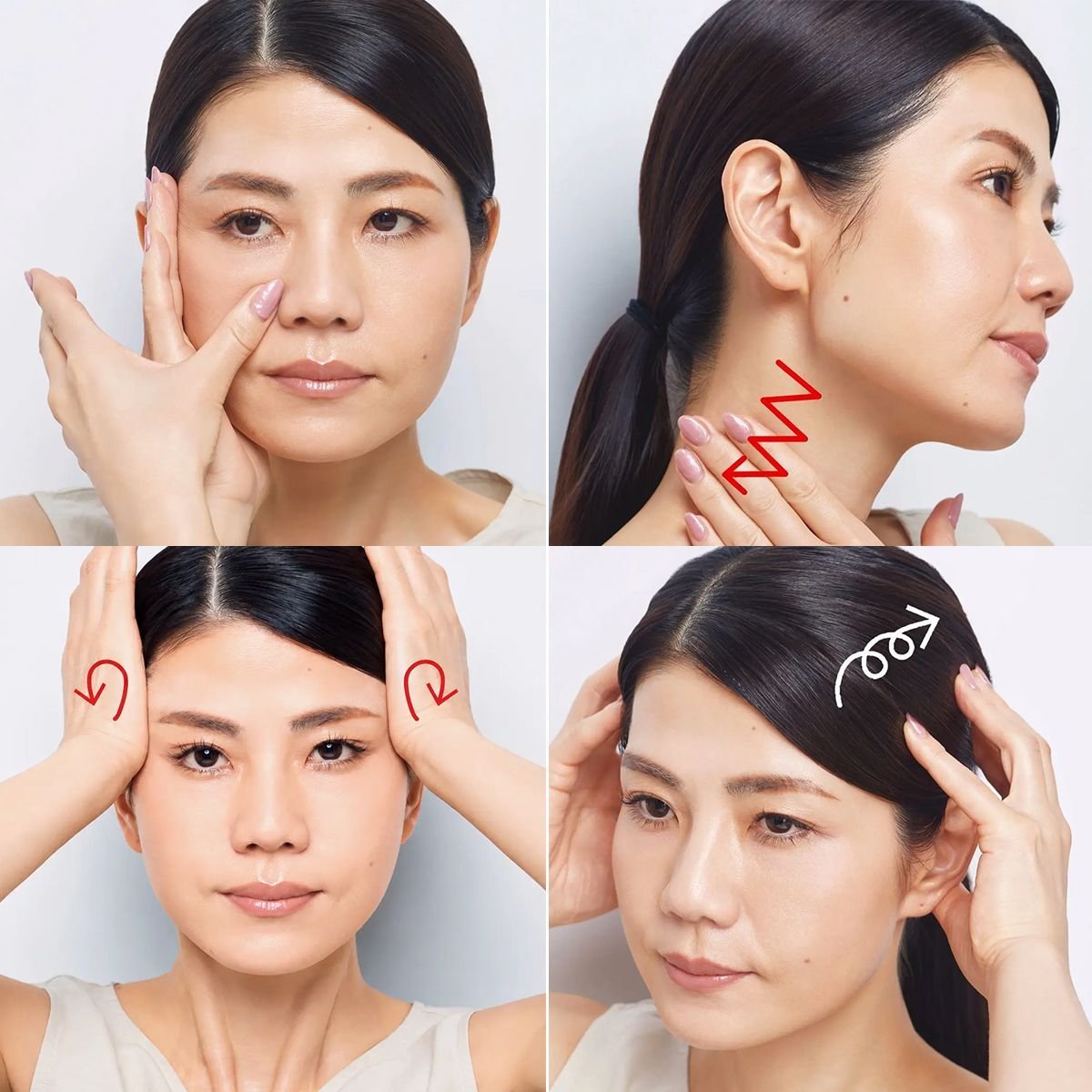 顔のたるみが気になる50代必見！マリオネットライン、ほうれい線、フェイスラインなど“夏だるみ”を引き上げるマッサージ
