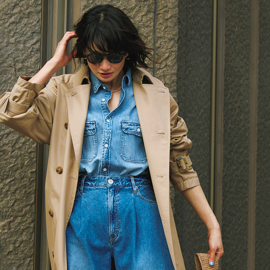 こなれ感を醸す「ヴィンテージ風の本格デニム」で春の着こなしをおしゃれに見せる