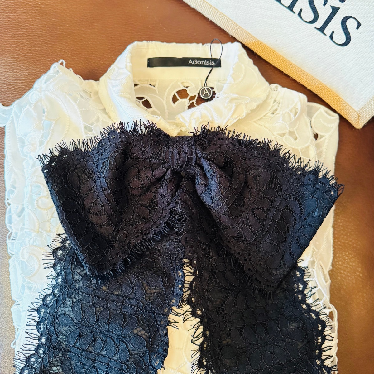 レースとBIGリボン🎀で大人可愛く、上品に✨✨