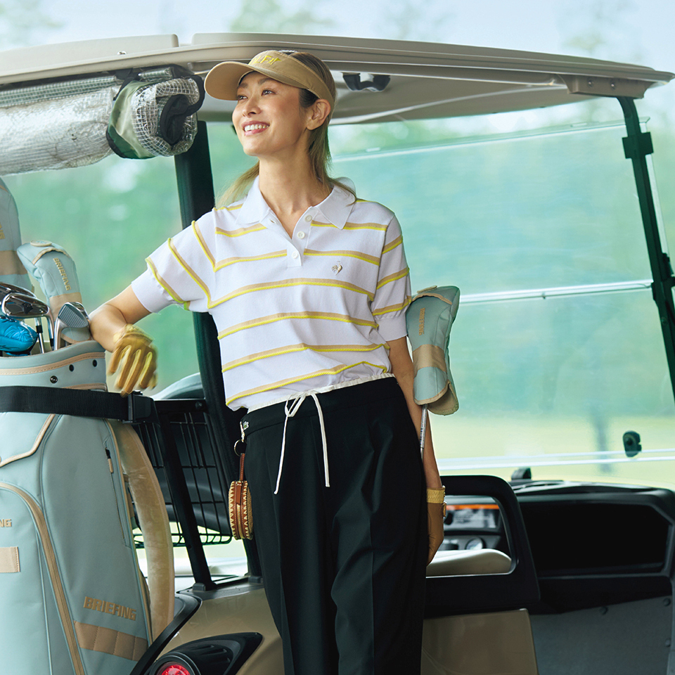 春夏のラウンドを快適に！ アラフィーが素敵に見えるパンツスタイルのゴルフウェア