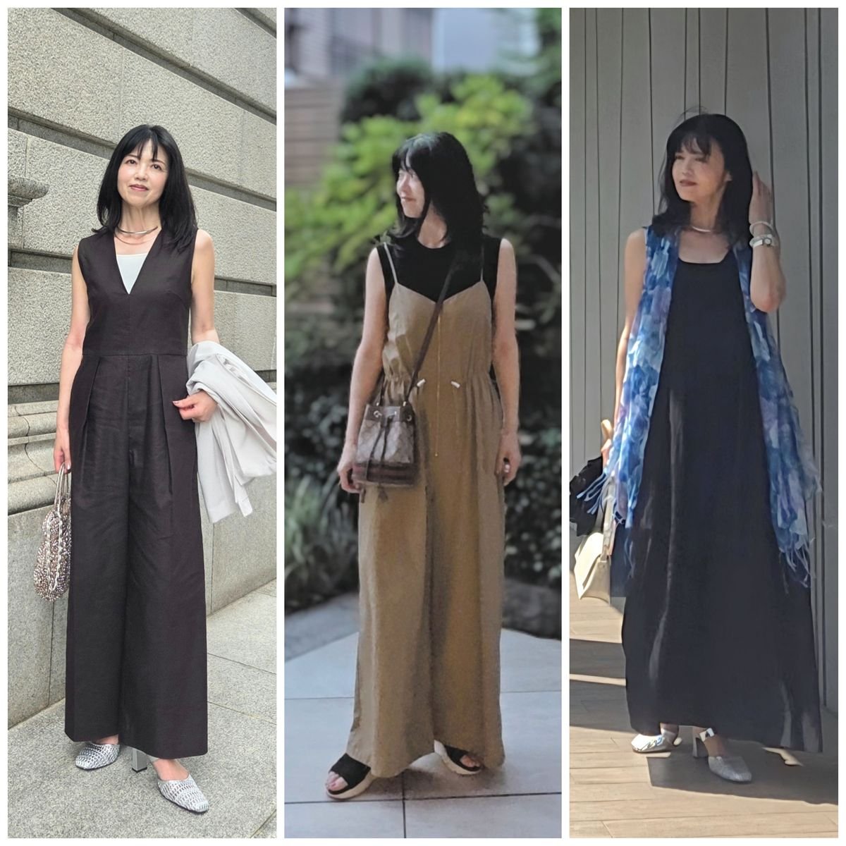 大人のオールインワンコーデ♡夏の3styles