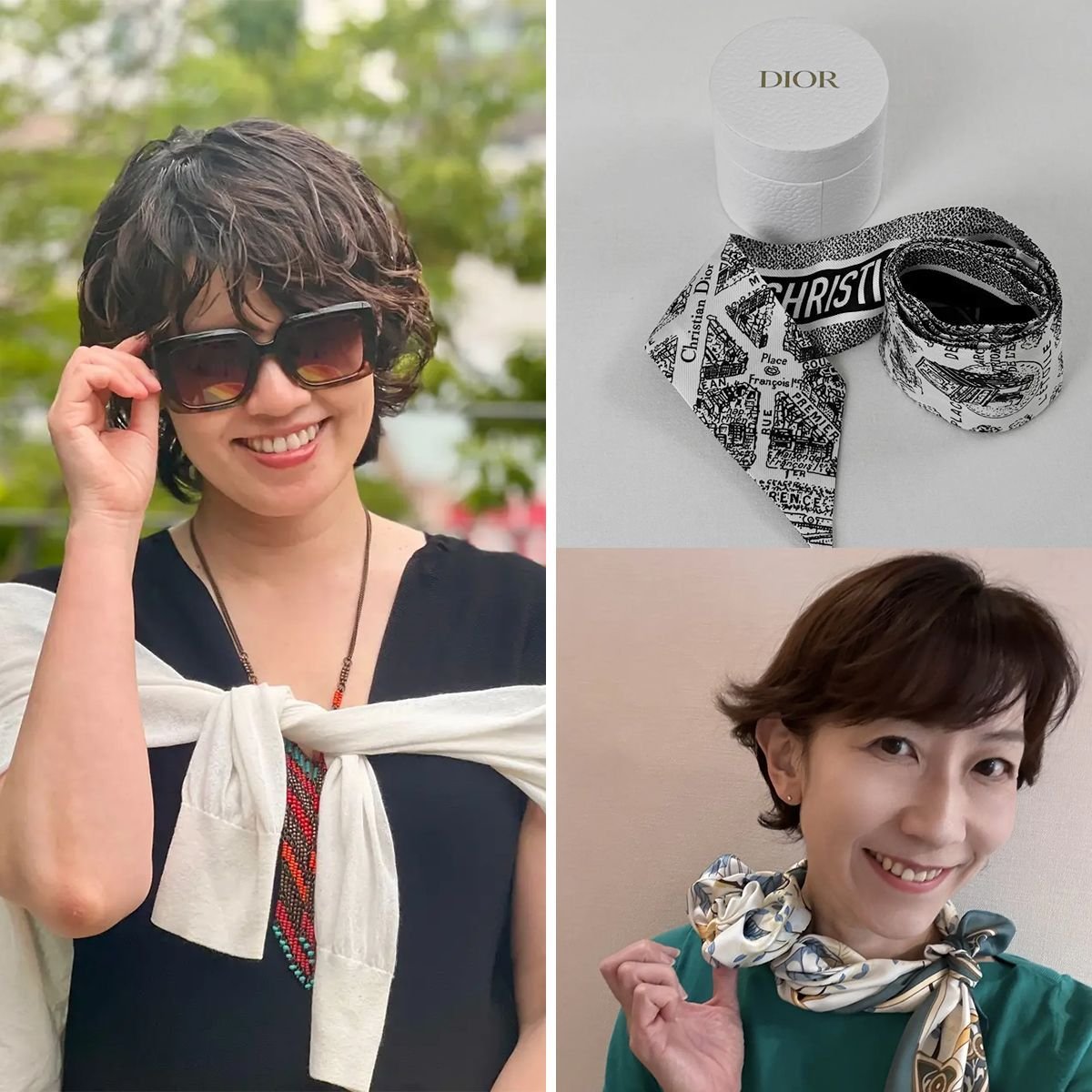 スカーフやサングラスを取り入れて"こなれ感”アップ！おしゃれな40代・50代愛用の夏小物6選
