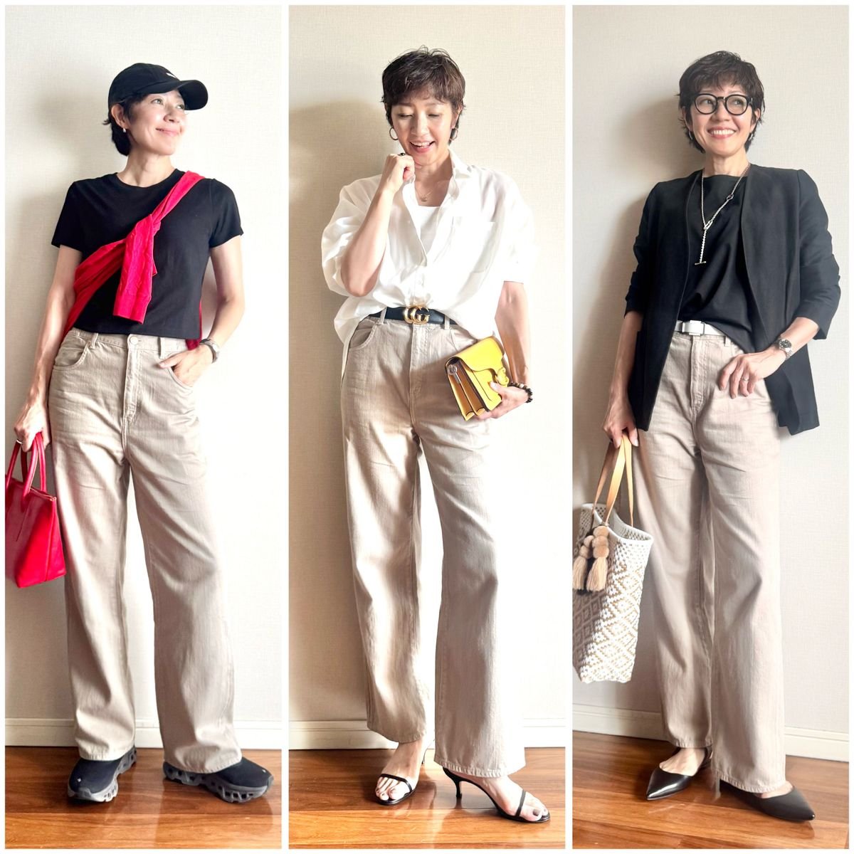 50代の心地よいナチュラルカラーデニム【RED CARD TOKYO×eclat Manoa／ライトデニム】 ～ Vol.1 試着＆シチュエーション別スタイリング提案 ～