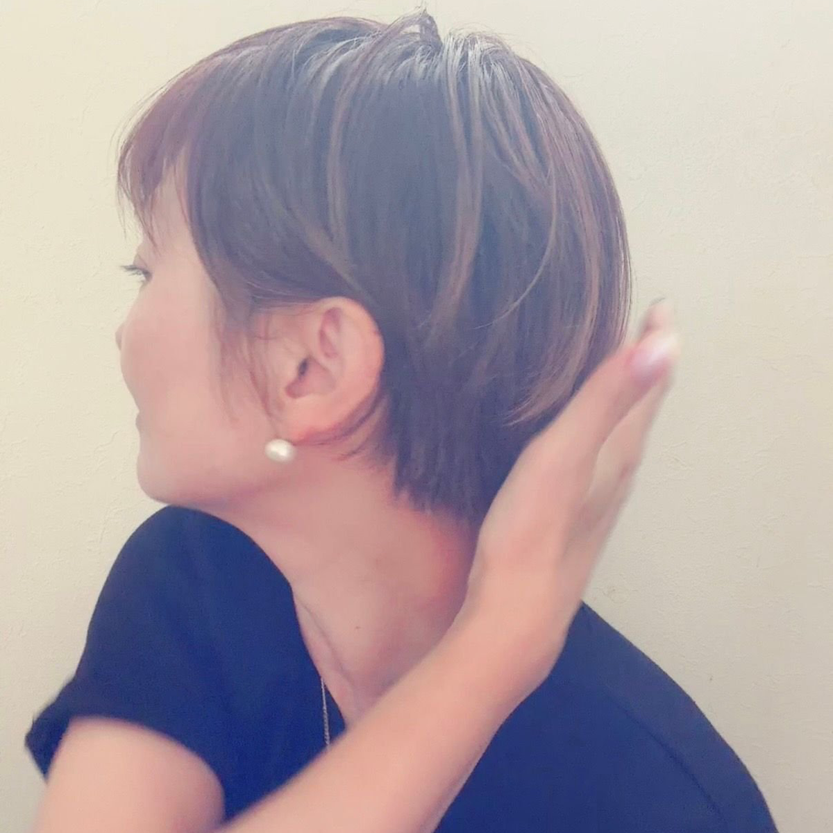 【夏のショートヘアー】Newスタイルは愛され前髪でエレガントに✨ スッキリショートで体感温度マイナス３度です！ 