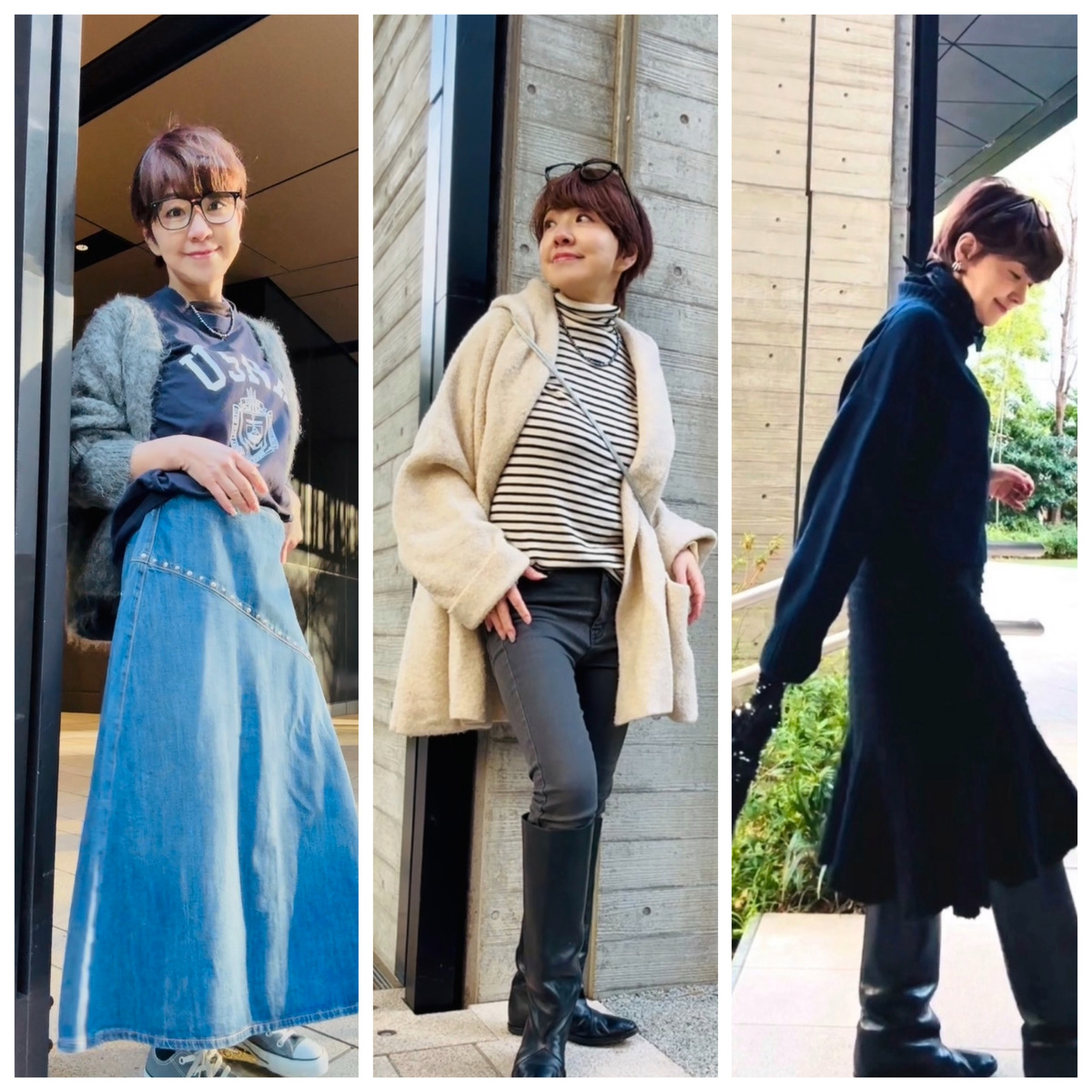 季節を楽しむ大人のおしゃれお出かけコーデ