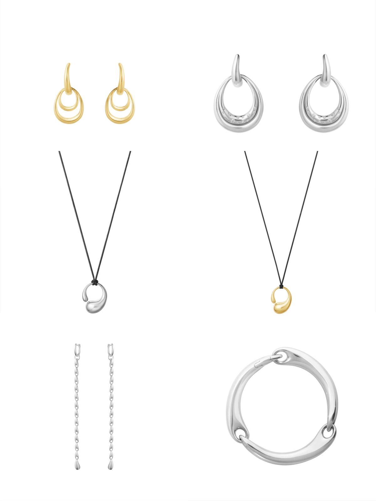 ジョージ ジェンセンの2026年春夏ジュエリーが勢揃い！　カスタマイズ可能なイヤリングやネックレスが話題に