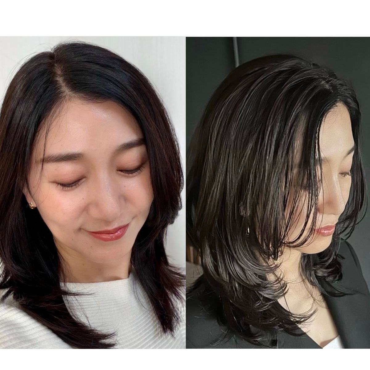 【50代のヘアチェンジ】ロングからセミロングへ。大人のレイヤースタイルに