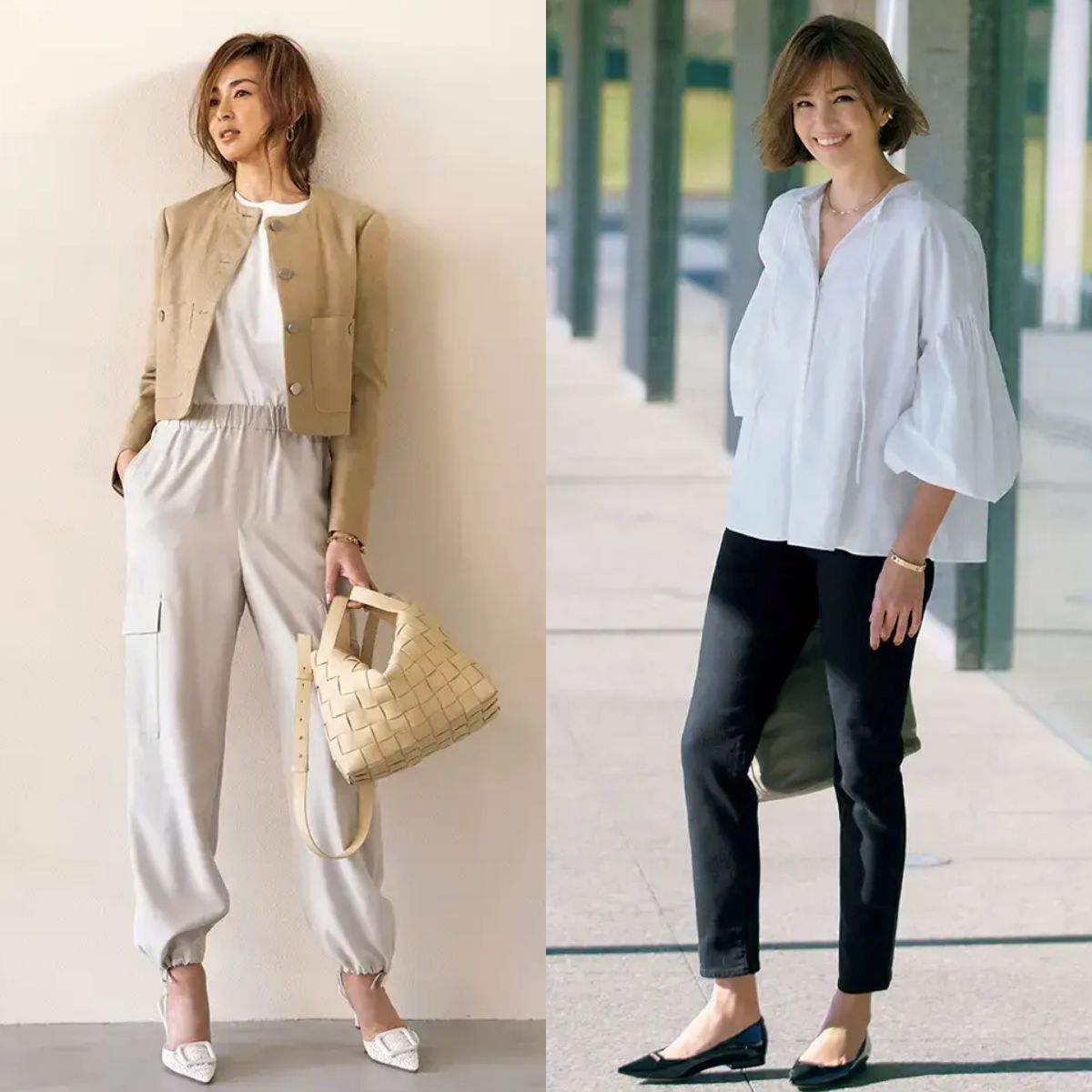 【気温18度の服装】デニムジャケットやシャツを主役にした春を感じる装い。40代・50代コーデ7選