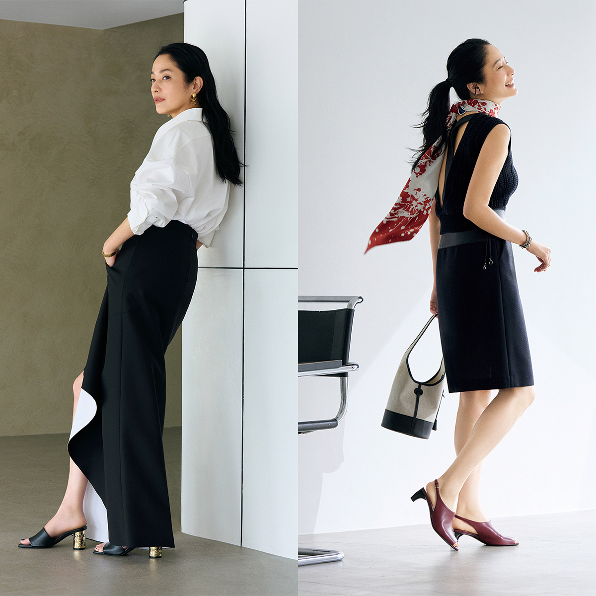 【40代・50代の最旬サンダル18選】美デザインと安定感を兼ね備えたリュクスな夏映えサンダル集合！