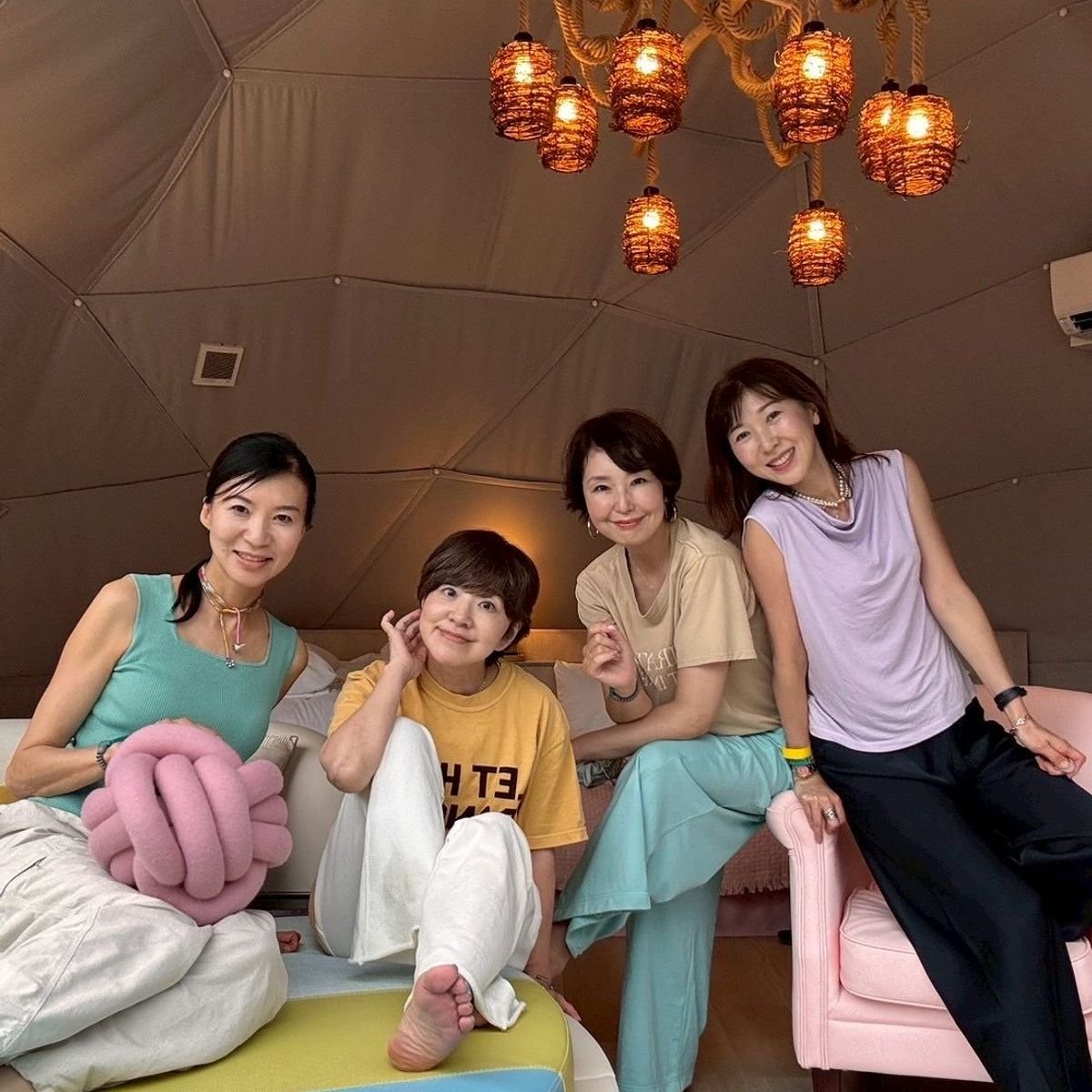 一度訪れて忘れられなかった場所へ。Jマダム4人で叶えた伊豆高原グランピング