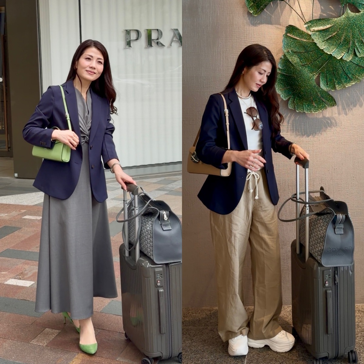【UNIQLO】旅行の移動中も抜かりなく！名品ユニクロ感動ジャケットで作る大人のトラベルスタイル２選
