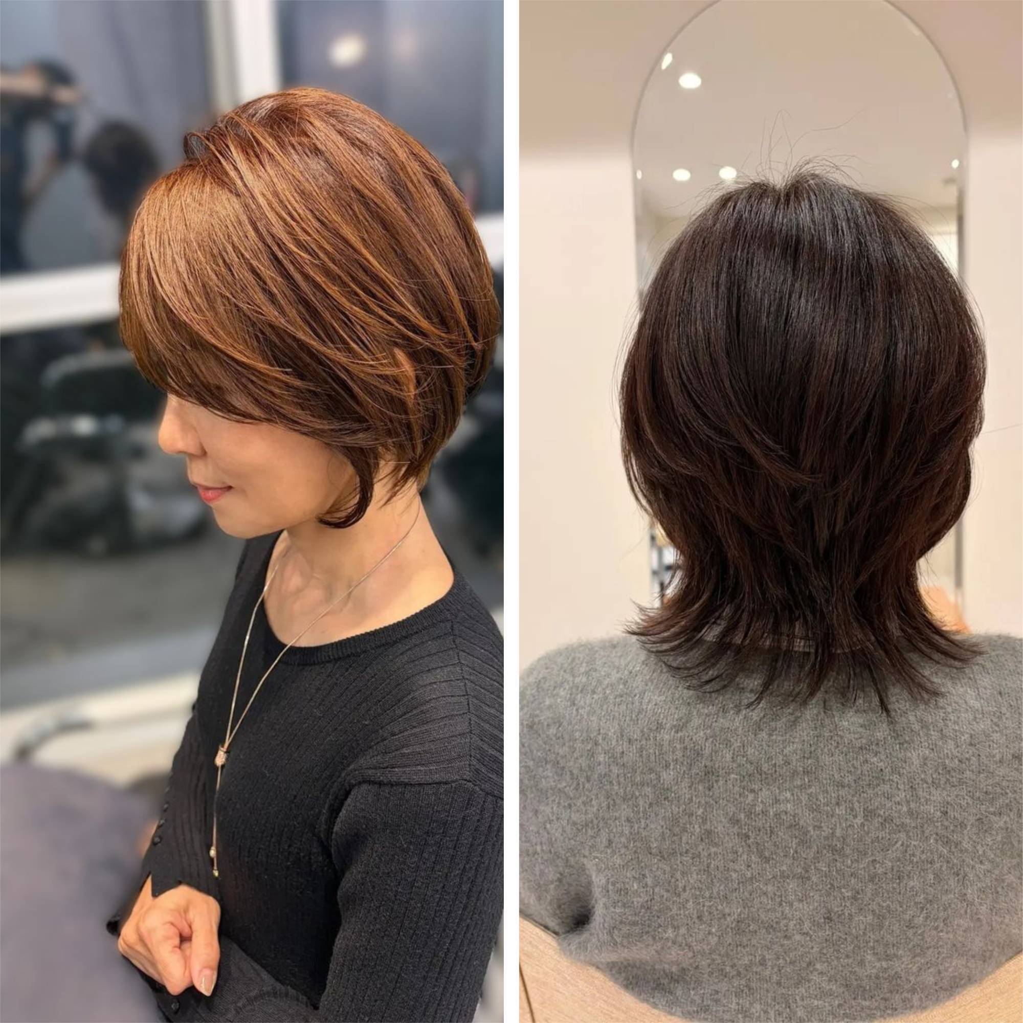 丸みショートからウルフ、ハイレイヤーまで。40代・50代がこの春選んだヘアスタイル9選