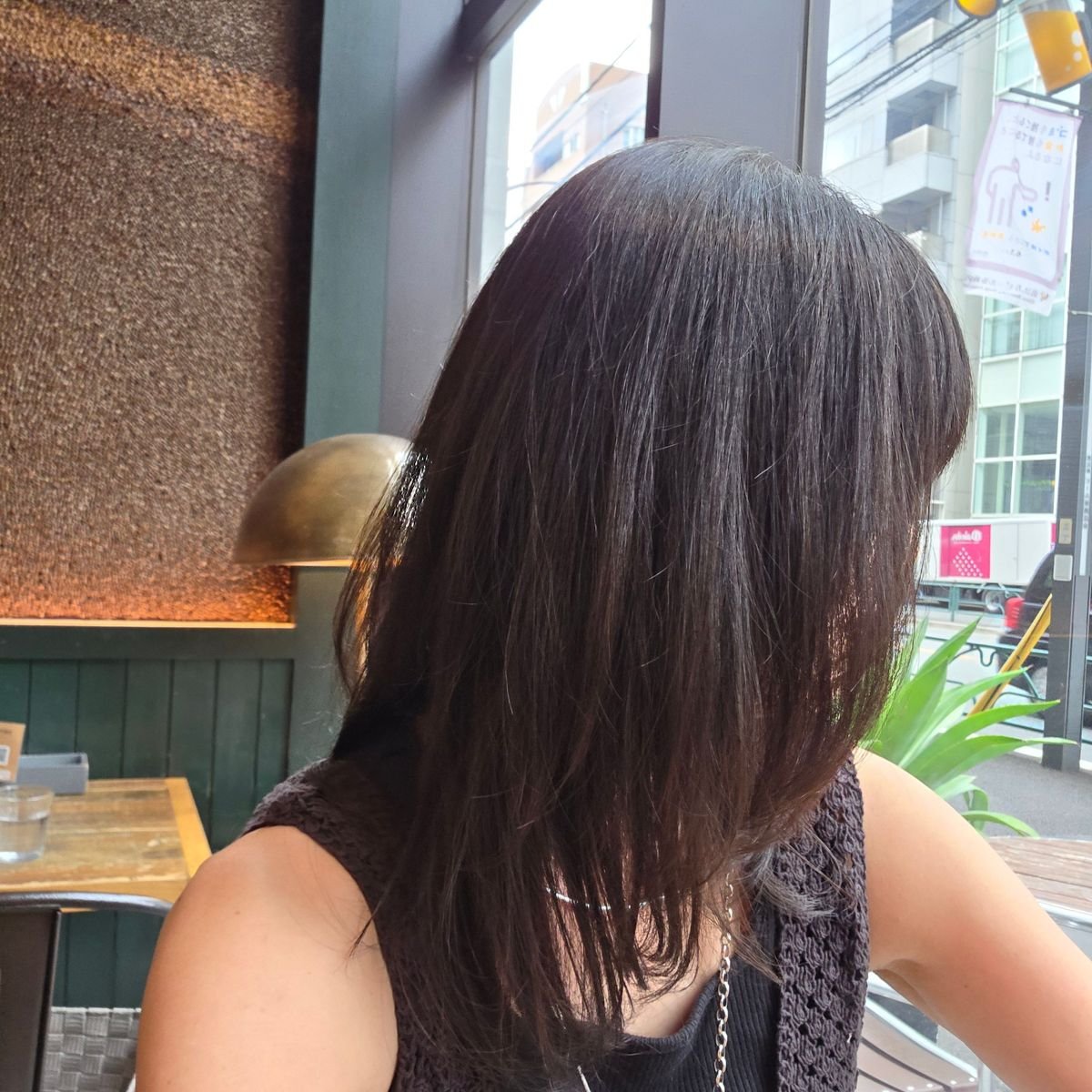 【50代セミロング】ハイレイヤーで顔周りスッキリ