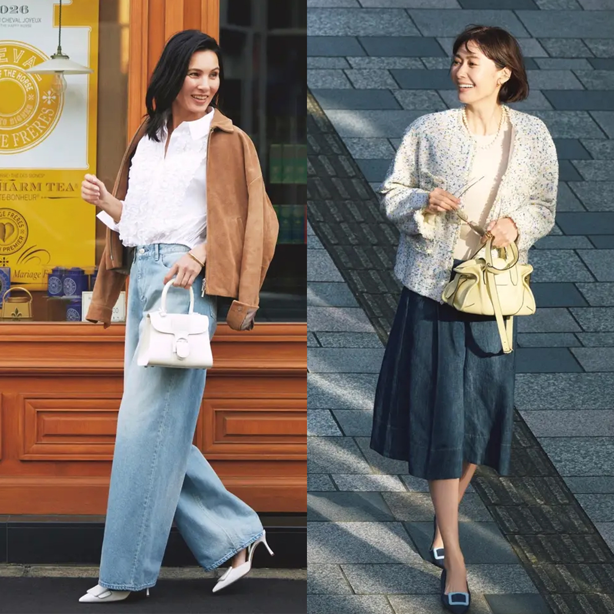 ジャケットやデニムの出番が増加！気温差のある春にちょうどいいコーデ【50代の1週間コーデ】