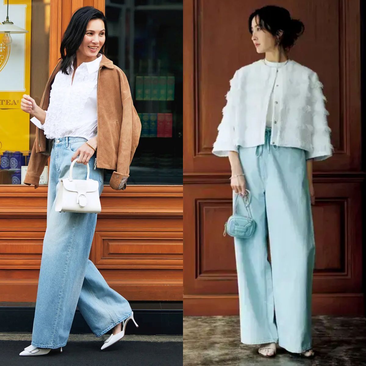 40代・50代はワイドデニムパンツであか抜ける！上品カジュアルスタイル7選