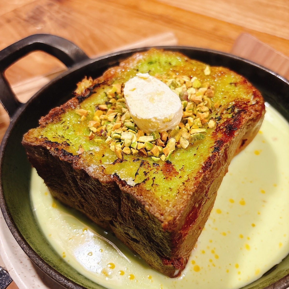  【韓国朝活】絶品ピスタチオフレンチトースト！！朝8時から至福の時間♪@ Standard Bread 島山