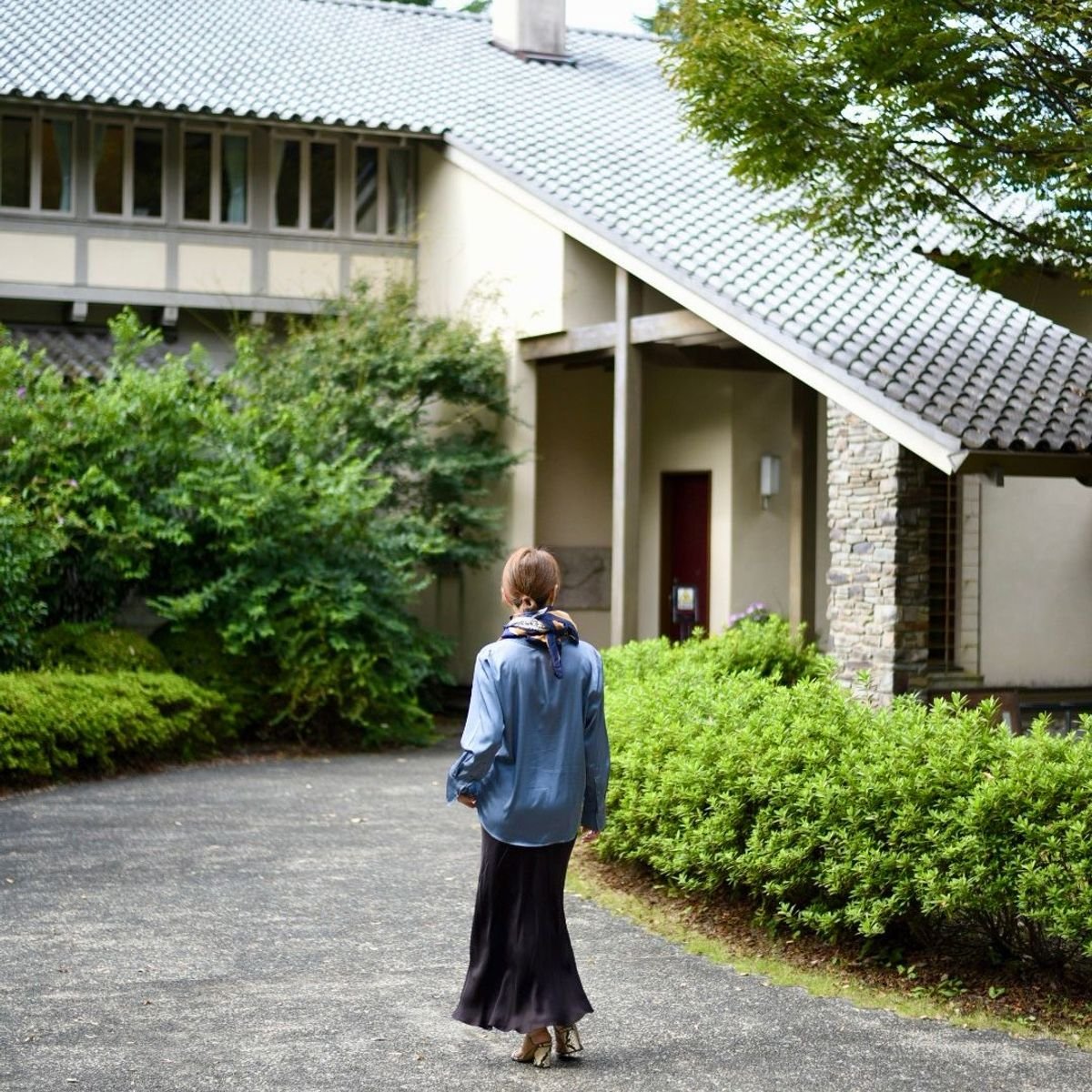 財閥系16代藩主・俣野別邸の見学へ