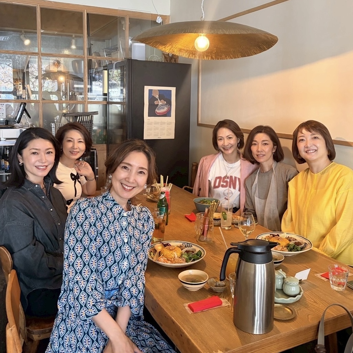 主役のイエローをグレーと合わせて自由が丘へ・フレンチベトナミーズで華組ランチ会