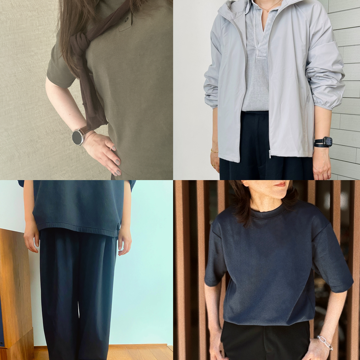 【大人のユニクロ】ポロニット、パーカ、Tシャツ、パンツ。エクラ編集部員の買ってよかったユニクロアイテム vol.2