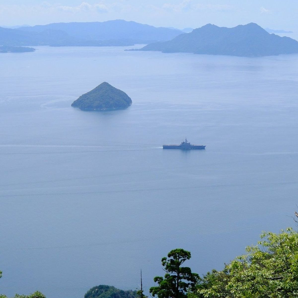 【夏の宮島】弥山山頂で初めて味わう爽快感