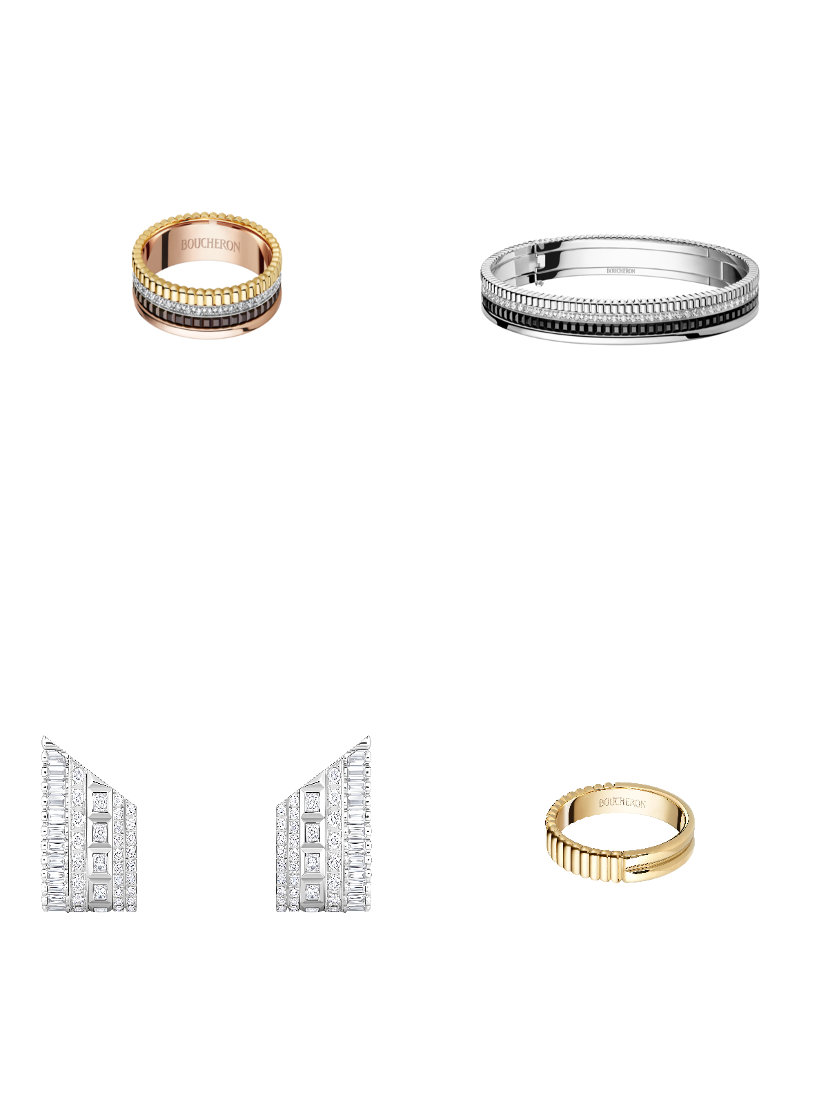 ブシュロンより「キャトル」の新作ジュエリーが誕生！重ねづけも楽しめるスリムなフォルムに進化